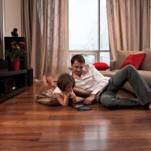 Массивная доска Parketoff Экзотика 127мм Орех американский Натур (Гладкая) 310-1620х127 мм.