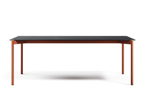 Прямоугольный садовый стол из керамогранита