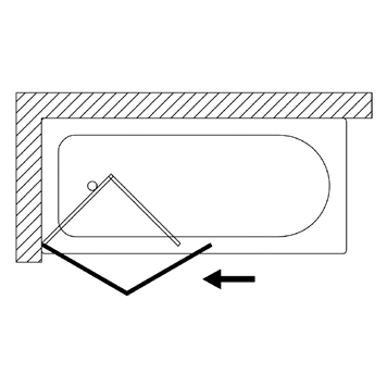 42351 Душевое ограждения на борт вынны Samo Италия Bath Screens - Вид №1