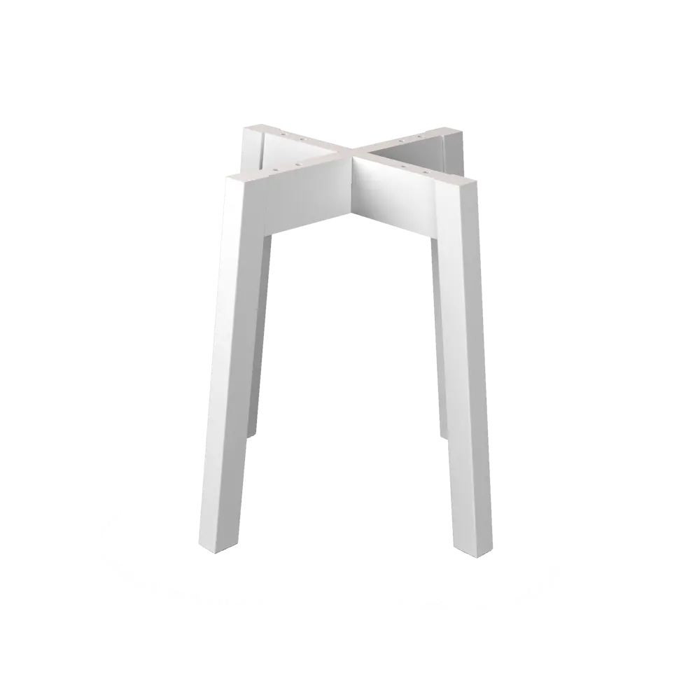 Каркас для табурета Гавр Delinia 33x33x41.5 см 42 см дерево цвет белый 83697033 STLM-2063073  - Вид №1