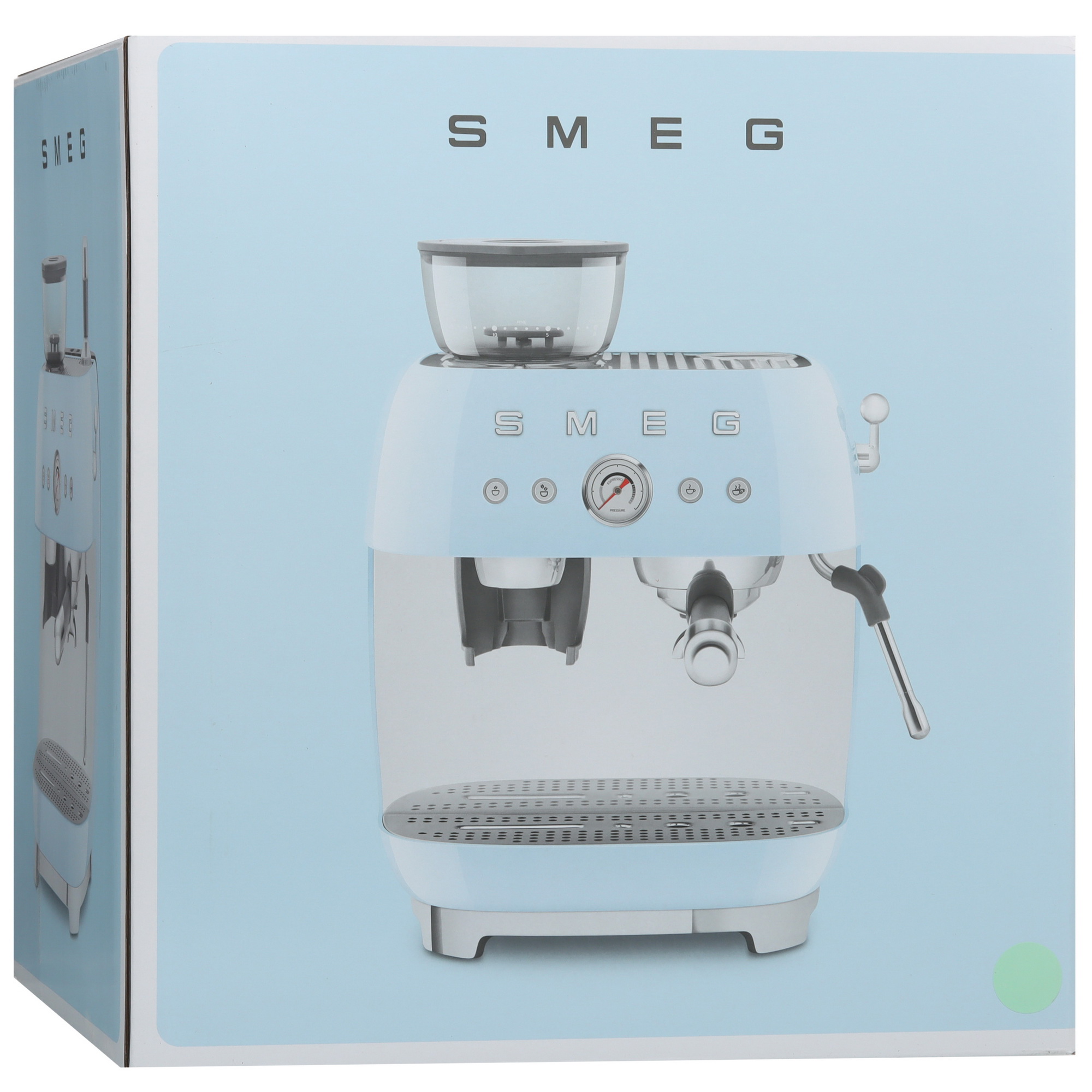 5488485 Кофеварка рожковая Smeg EGF03PGEU зеленый STDN-0134854 - Вид №12