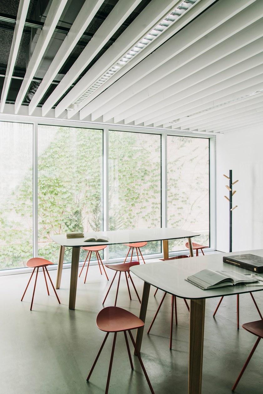 ENEA Низкий стул из стали и сиденье из полипропилена Coma sun-id-1450147 - Вид №3