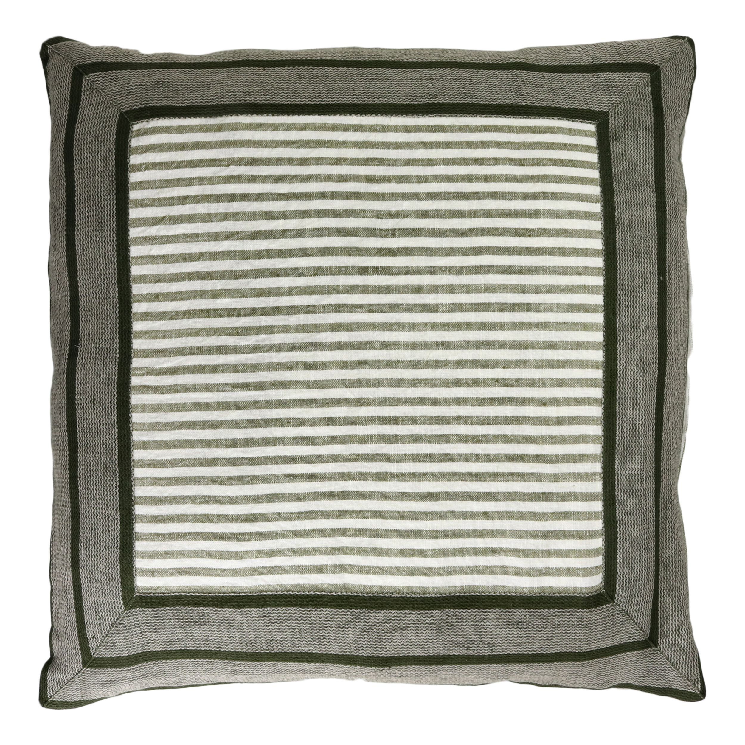 Квадратная льняная подушка POMAX Сен-Тропе ARCH-00102402 - Вид №10