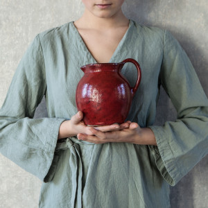 Льняной халат