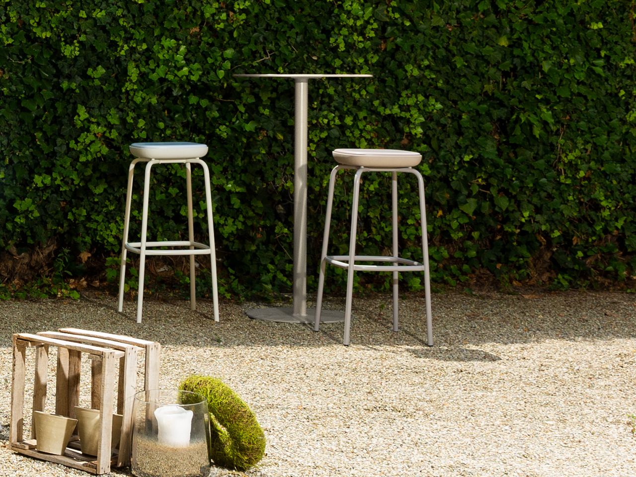 Высокий садовый стул с подставкой для ног Wagner W-2020 ARCH-00027227 - Вид №2