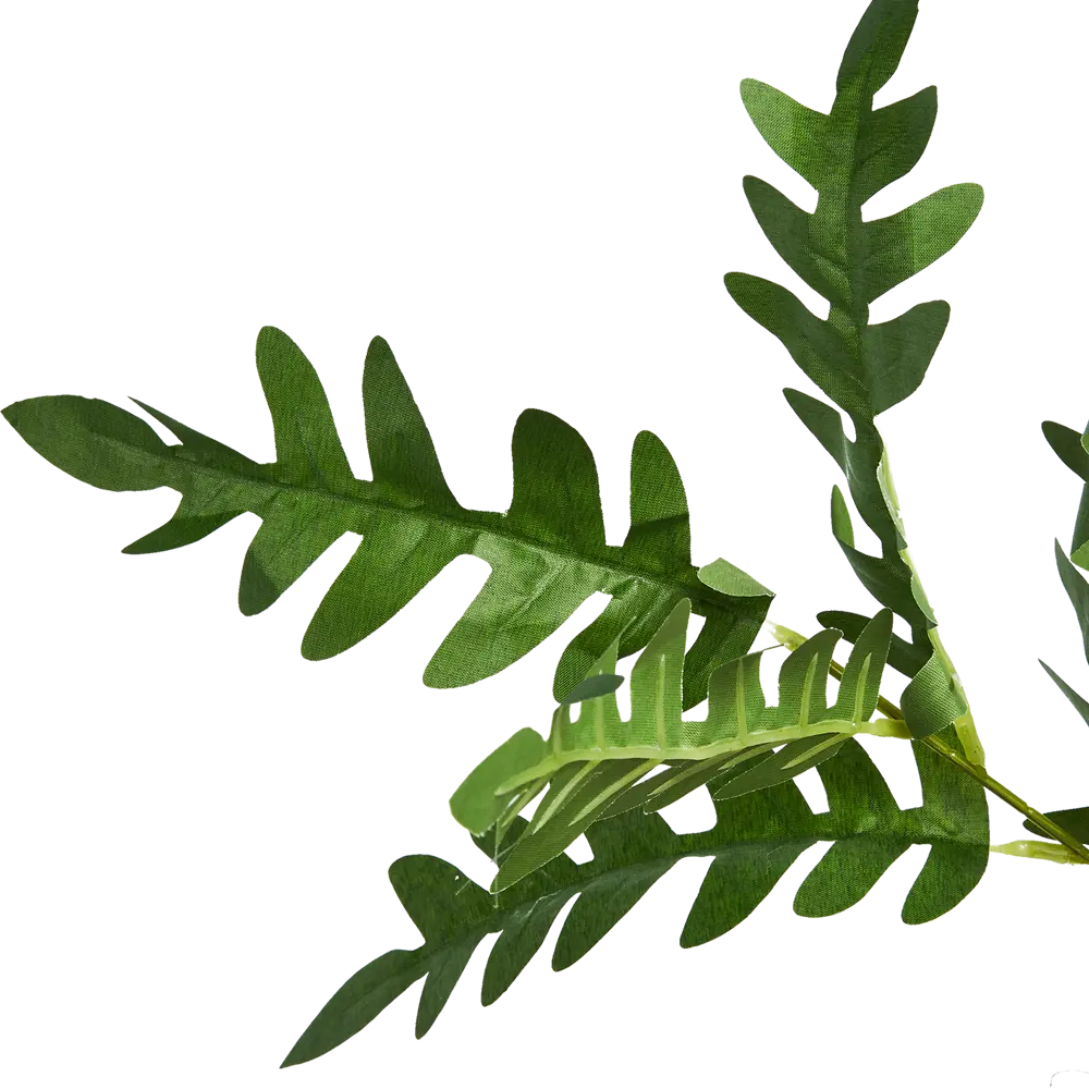 86579614 Искусственная ветка С резными листьями пластик 19x80 см разноцветная STLM-0813448 Santreyd  - Вид №1