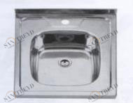 12131 Накладная раковина на столешницу  квадратная TRIO 