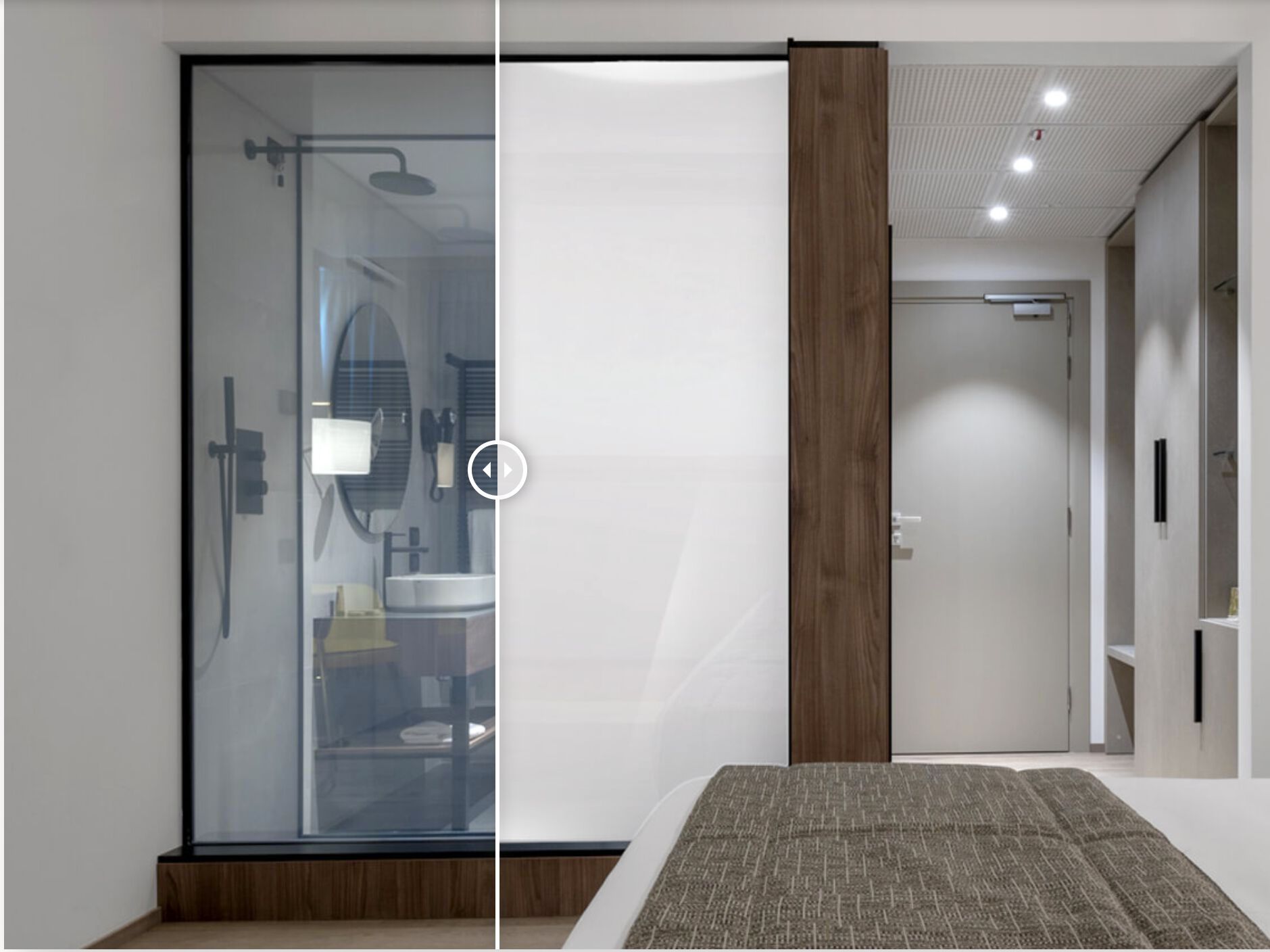 Умный стеклянный душ / ванна с контролем конфиденциальности VITRIK Vitrik ® Privacy ARCH-00031856