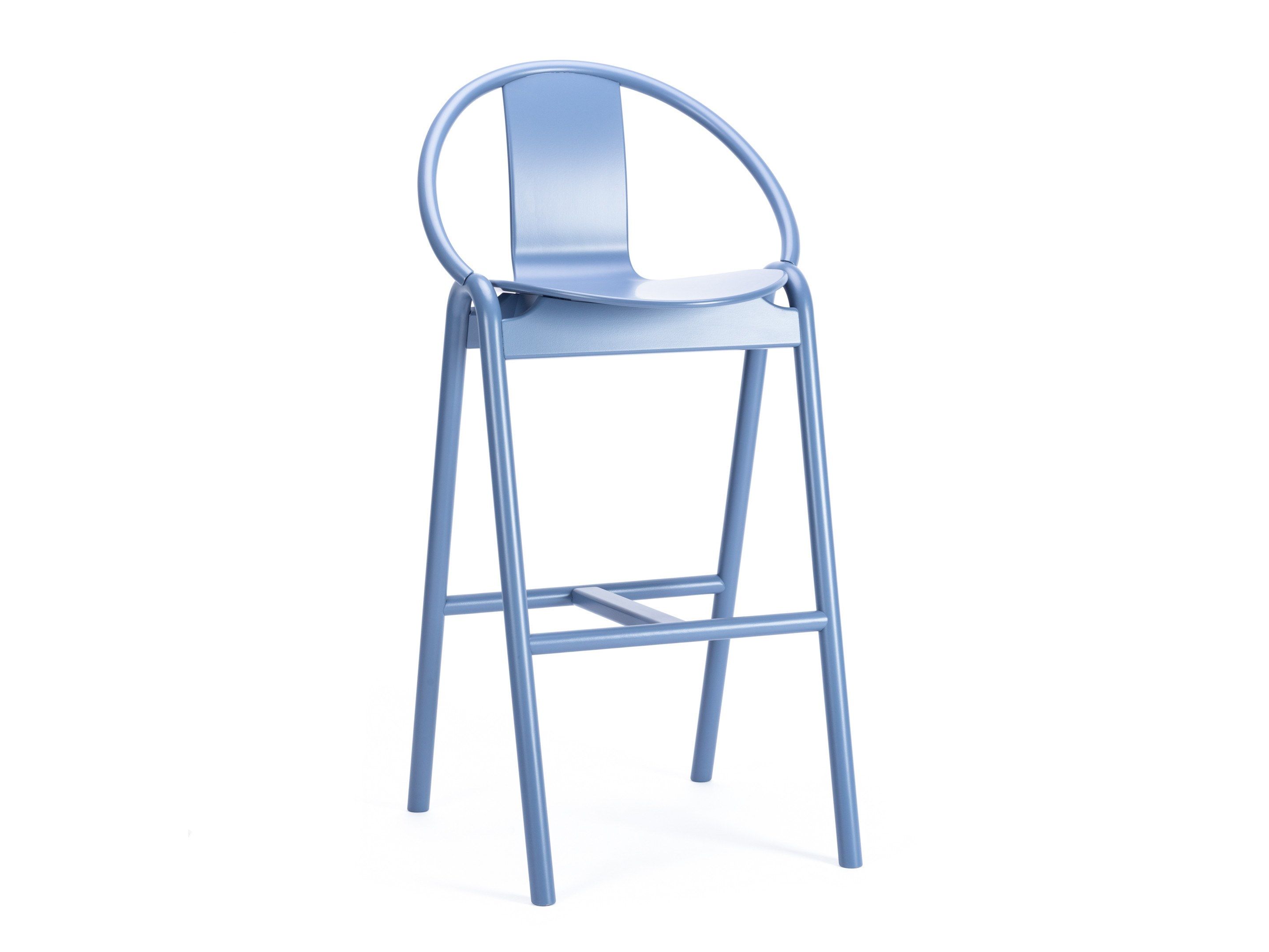 Высокий деревянный стул со спинкой TON AGAIN ARCH-00060401 - Вид №15