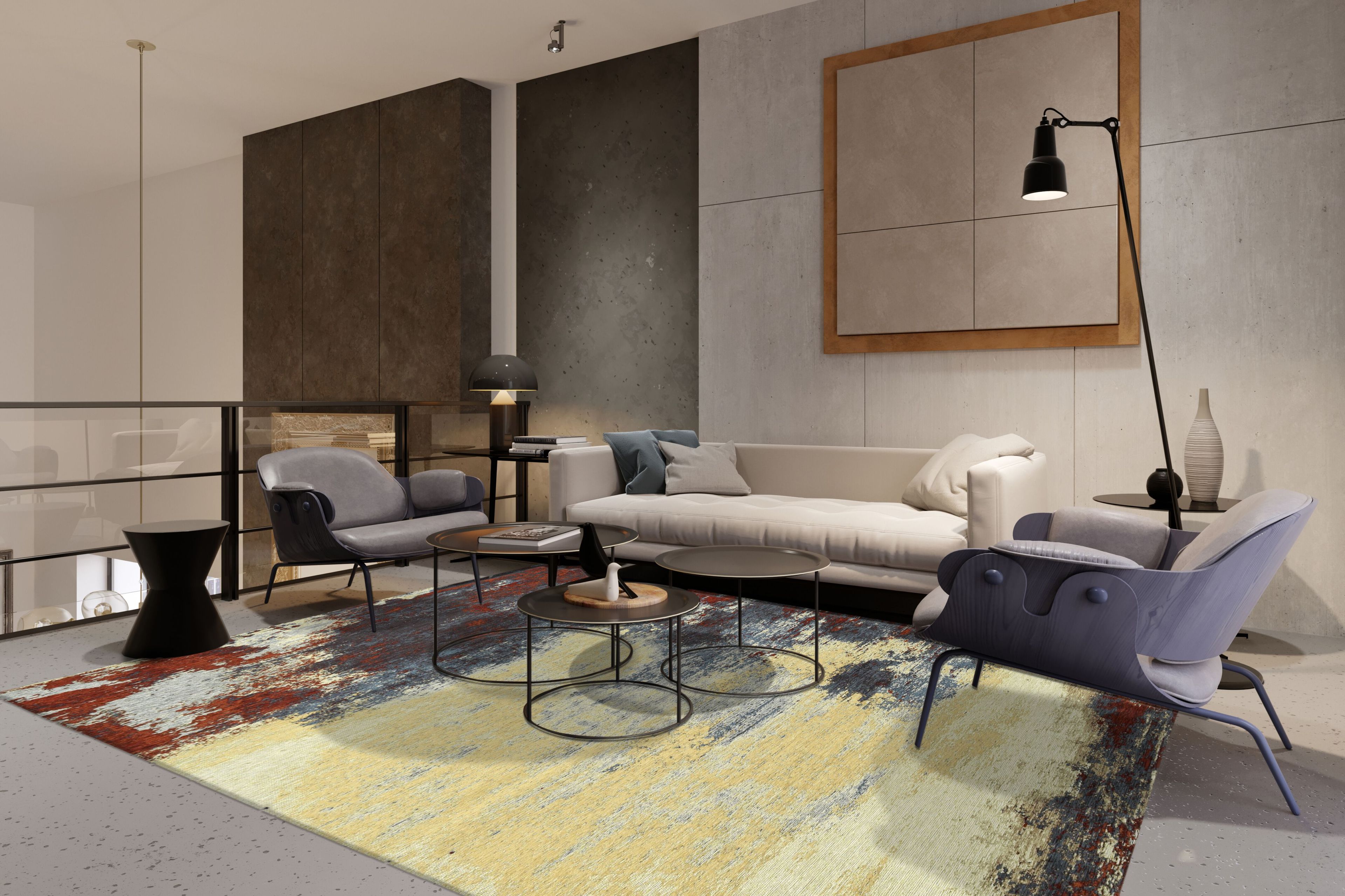 Прямоугольный ковер с рисунком Ademi Essential ARCH-00073919 - Вид №2