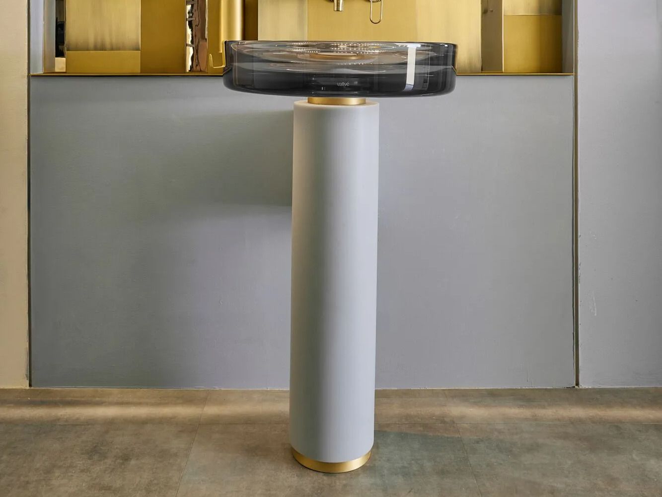 Круглая отдельно стоящая раковина из смолы Vallvé NILO ARCH-00018830 - Вид №3