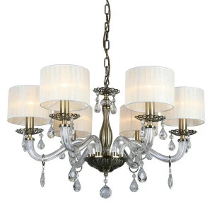 Подвесная люстра Omnilux Moschetta OML-54203-06 OMNILUX ДИЗАЙНЕРСКИЕ, MOSCHETTA 187272 Белый