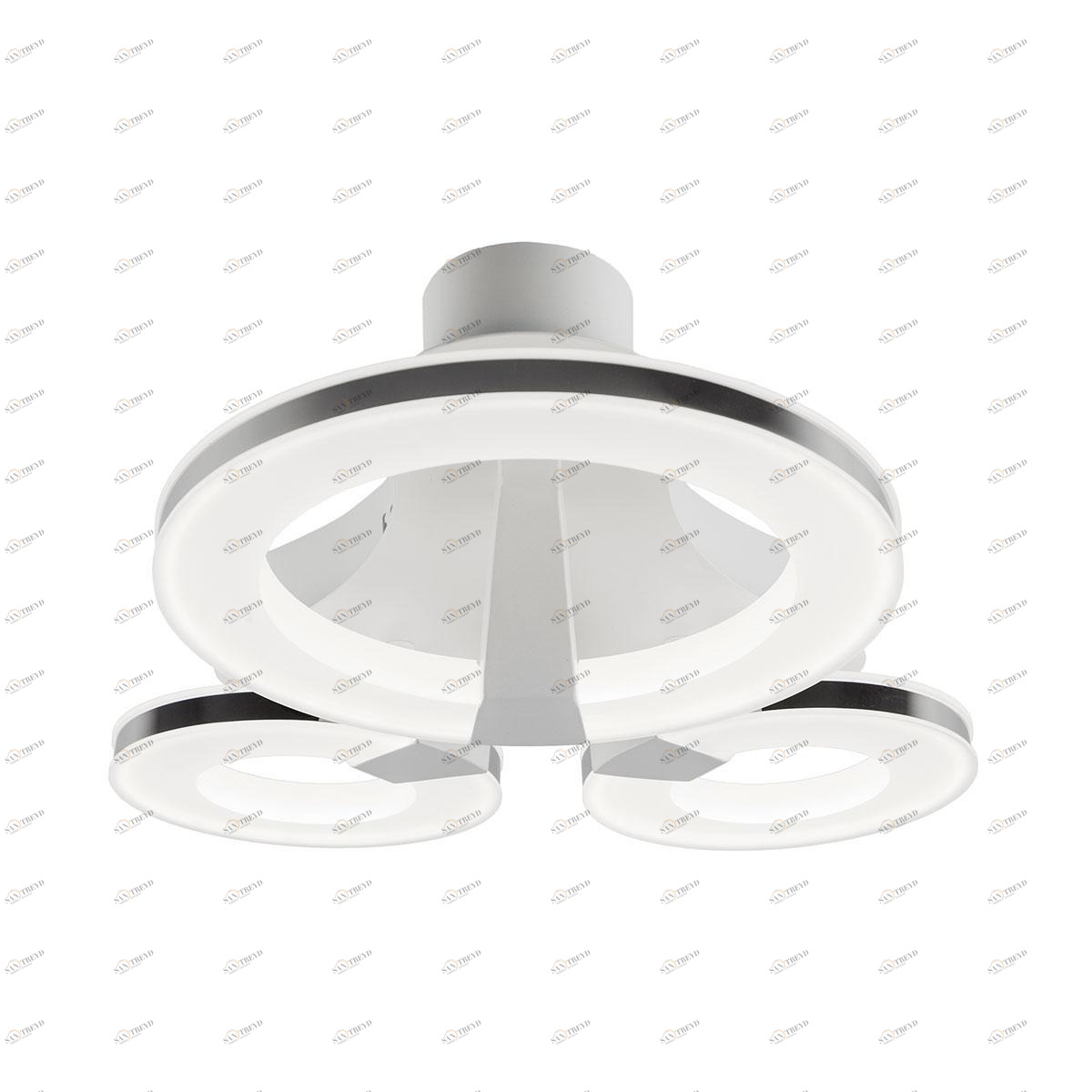 Потолочный светодиодный светильник IDLamp Jenevra 397/3PF-LEDWhitechrome IDLAMP JENEVRA 203026 Белый 