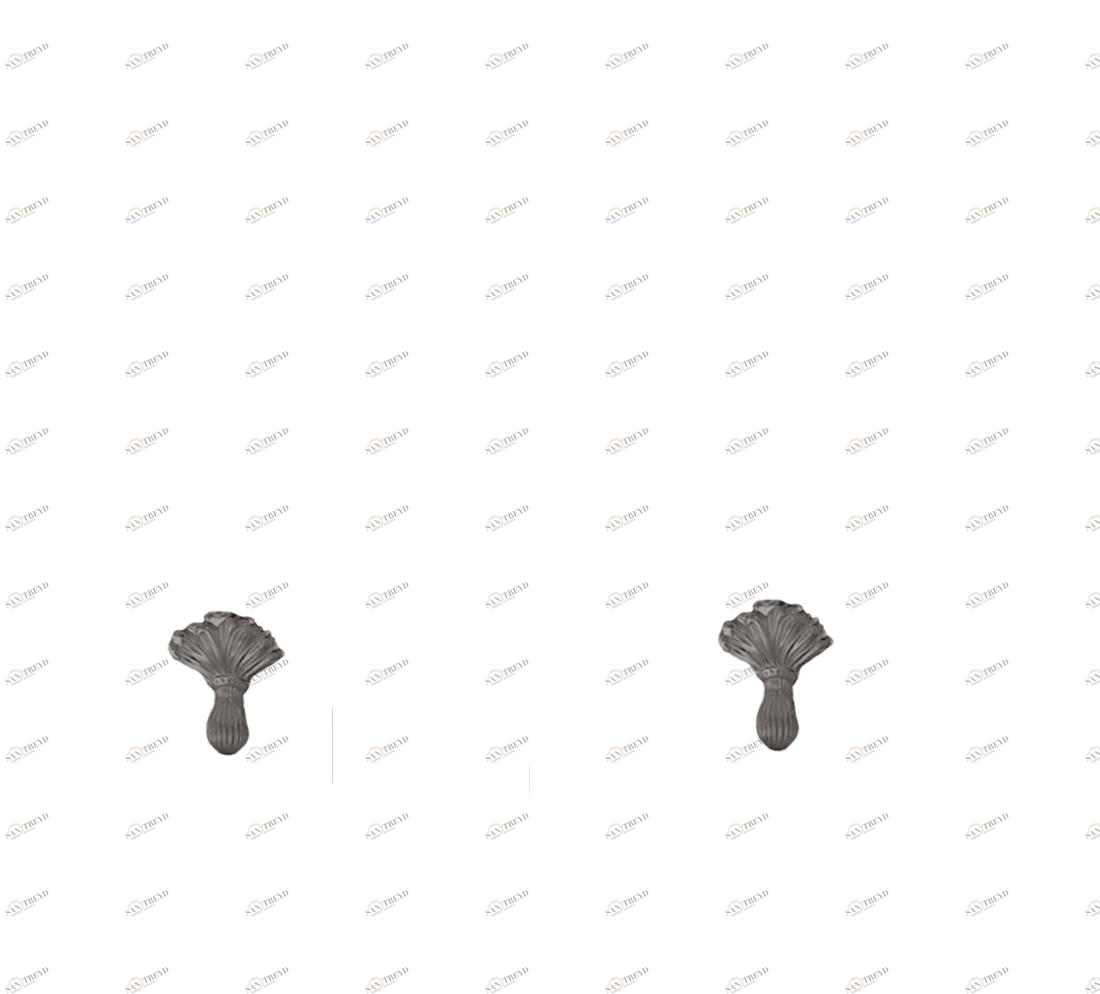 Gentry Home Bexley Cast iron bathtubs with feet Цветочный сырой sun-id-1075285