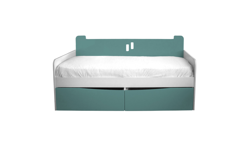 Детский диван-кровать с 2 ящиками "Лежебока Бобби" МАНДАРИН ЧУДИКИ 178782 Розовый Santreyd  - Вид №3