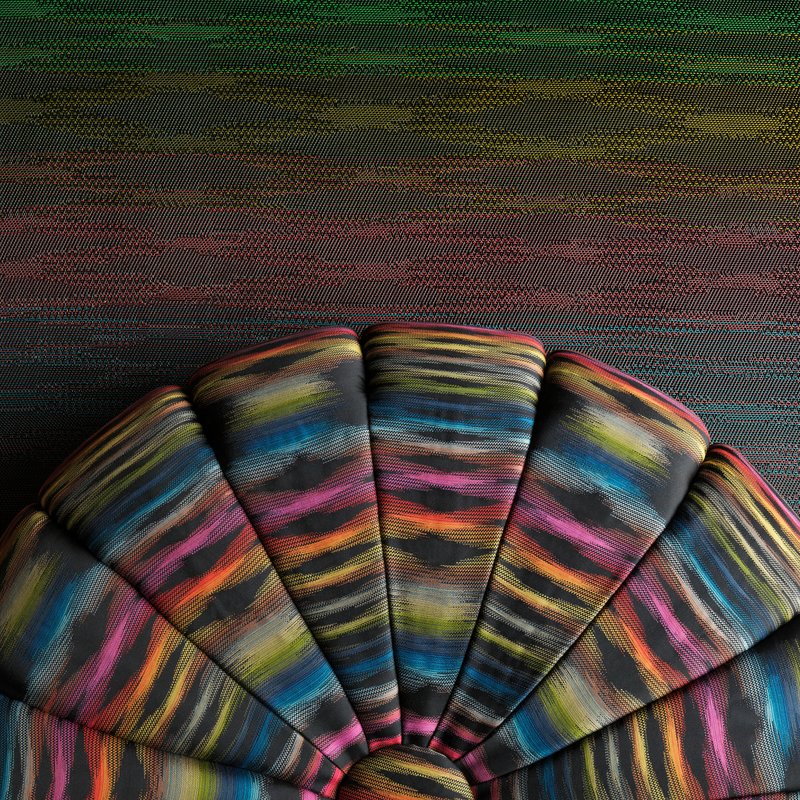 Bolon Missoni Home  Напольное покрытие виниловый пол Fireworks Black  - Вид №1