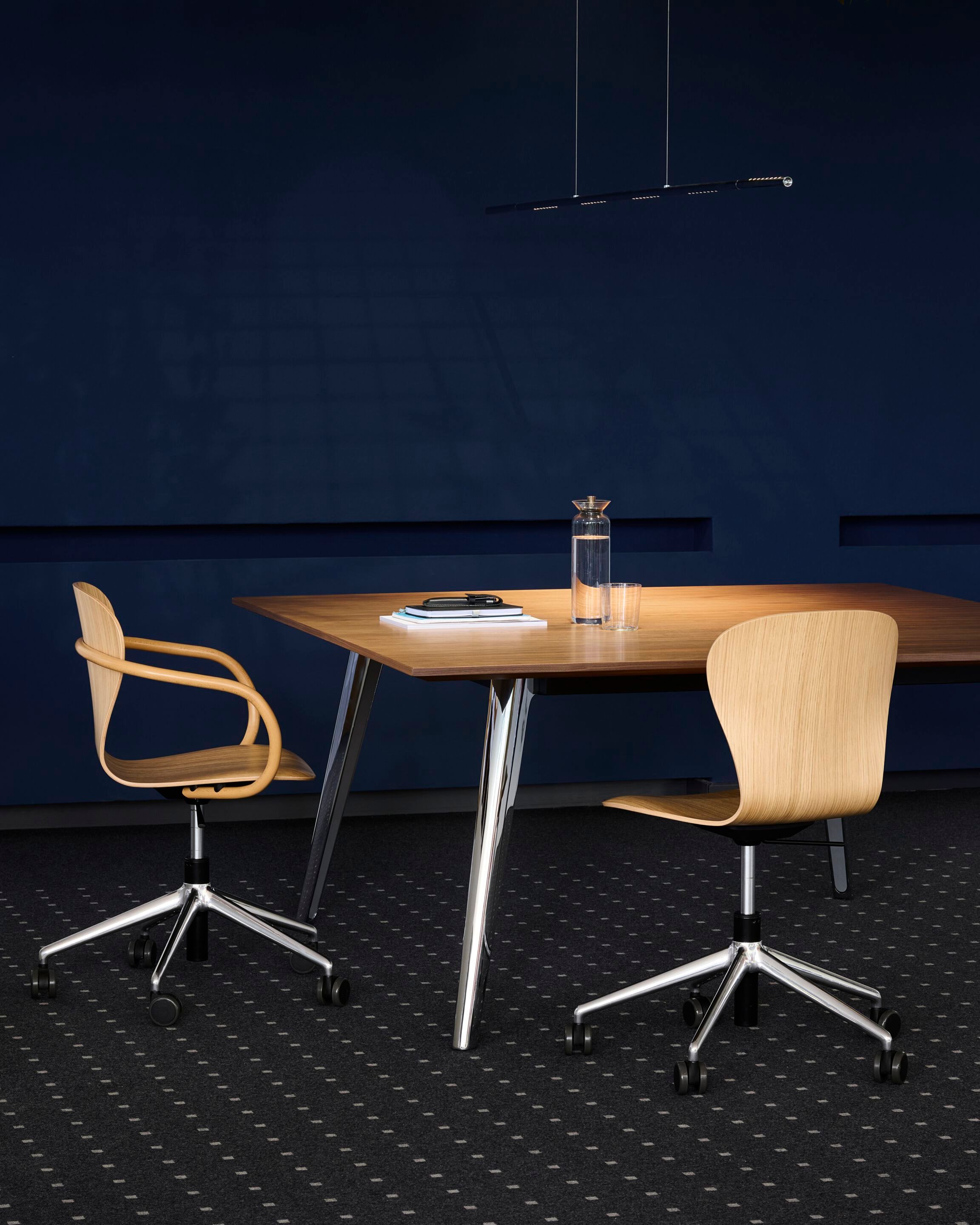Деревянный стул с колесами THONET S 220 ARCH-00108262 - Вид №1