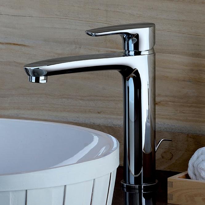 Paini Parallel 47CR211 смеситель для раковины с донным клапаном - Вид №1