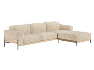 3-местный секционный диван с полуостровом