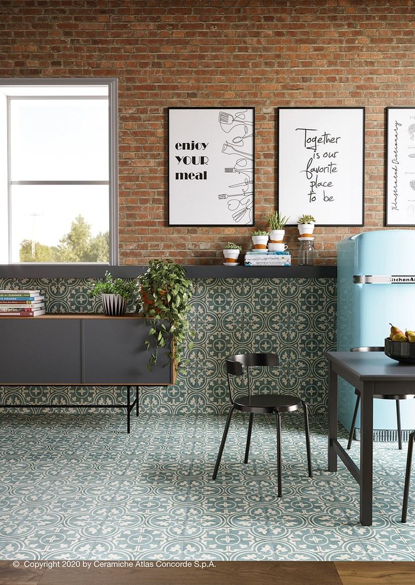 Atlas Concorde Настенная / напольная плитка из керамогранита с эффектом энкаустики Venti boost sun-id-1400680 - Вид №36