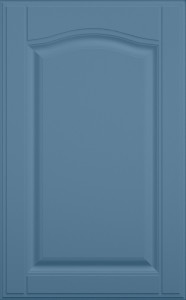 Фасады для кухни Кантри Фрезеровка «Оксфорд» 702 Голубой