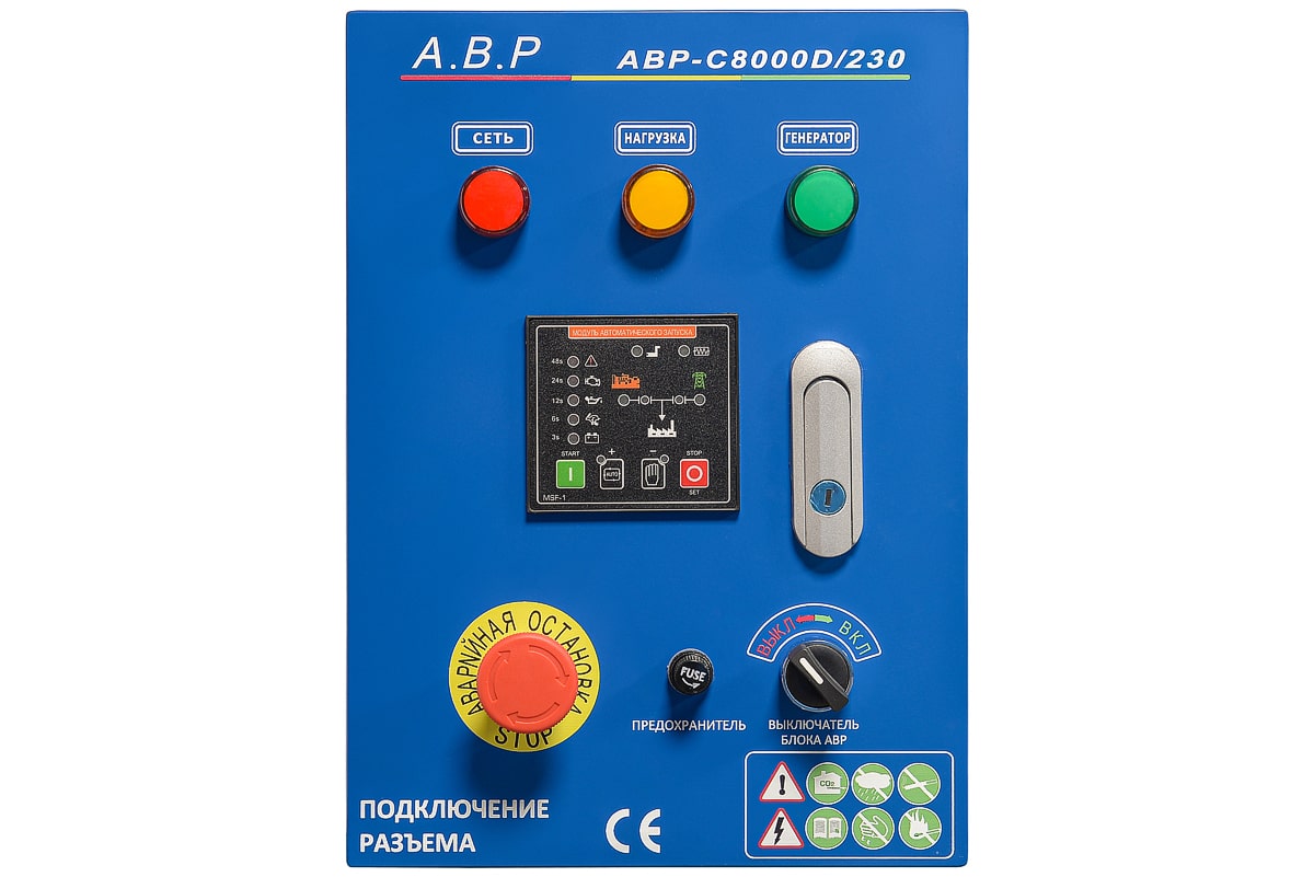 Блок автозапуска электрогенератора ТСС АВР-С 8000D/230 9130730 STDN-0069774 - Вид №1