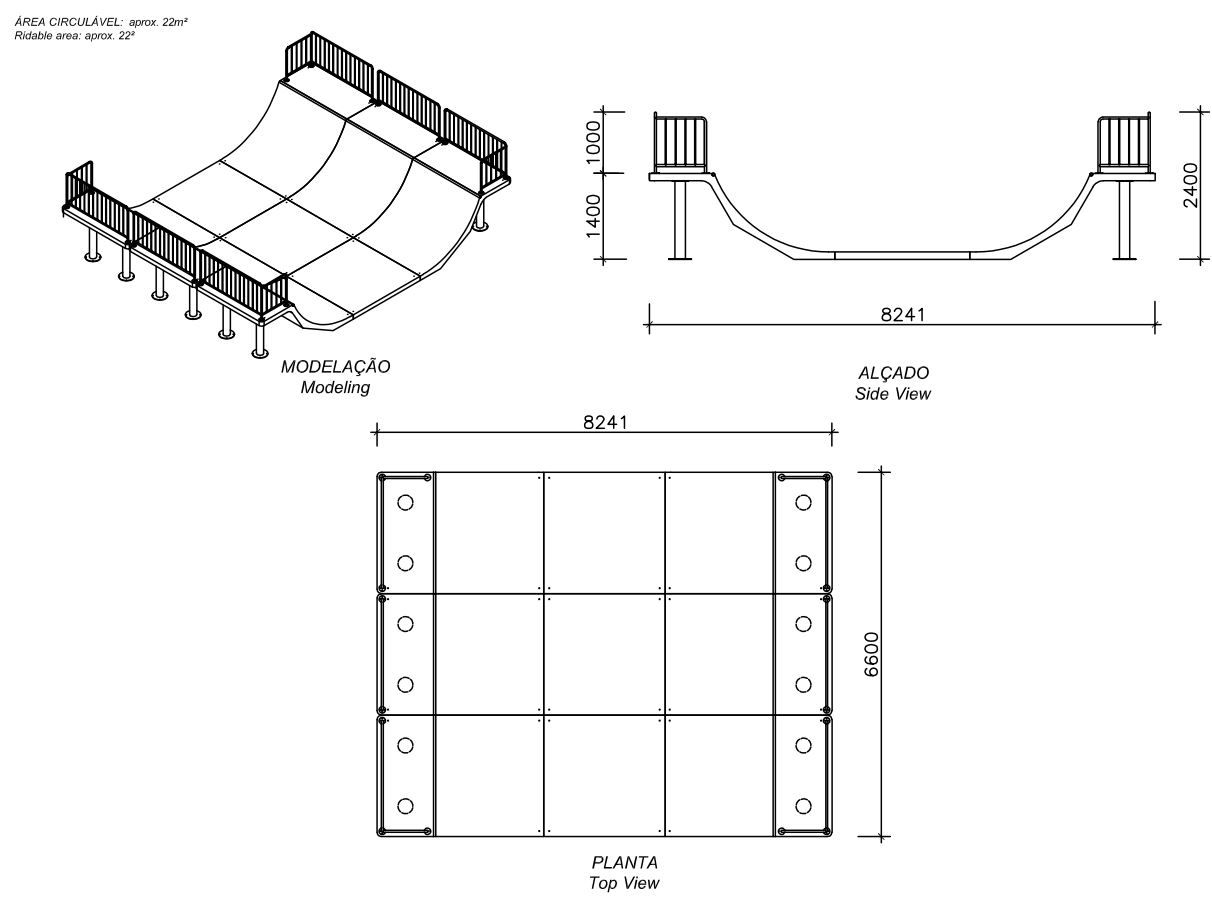 Бетонная спортивная рампа amop Suba Ramps ARCH-00035844 - Вид №20