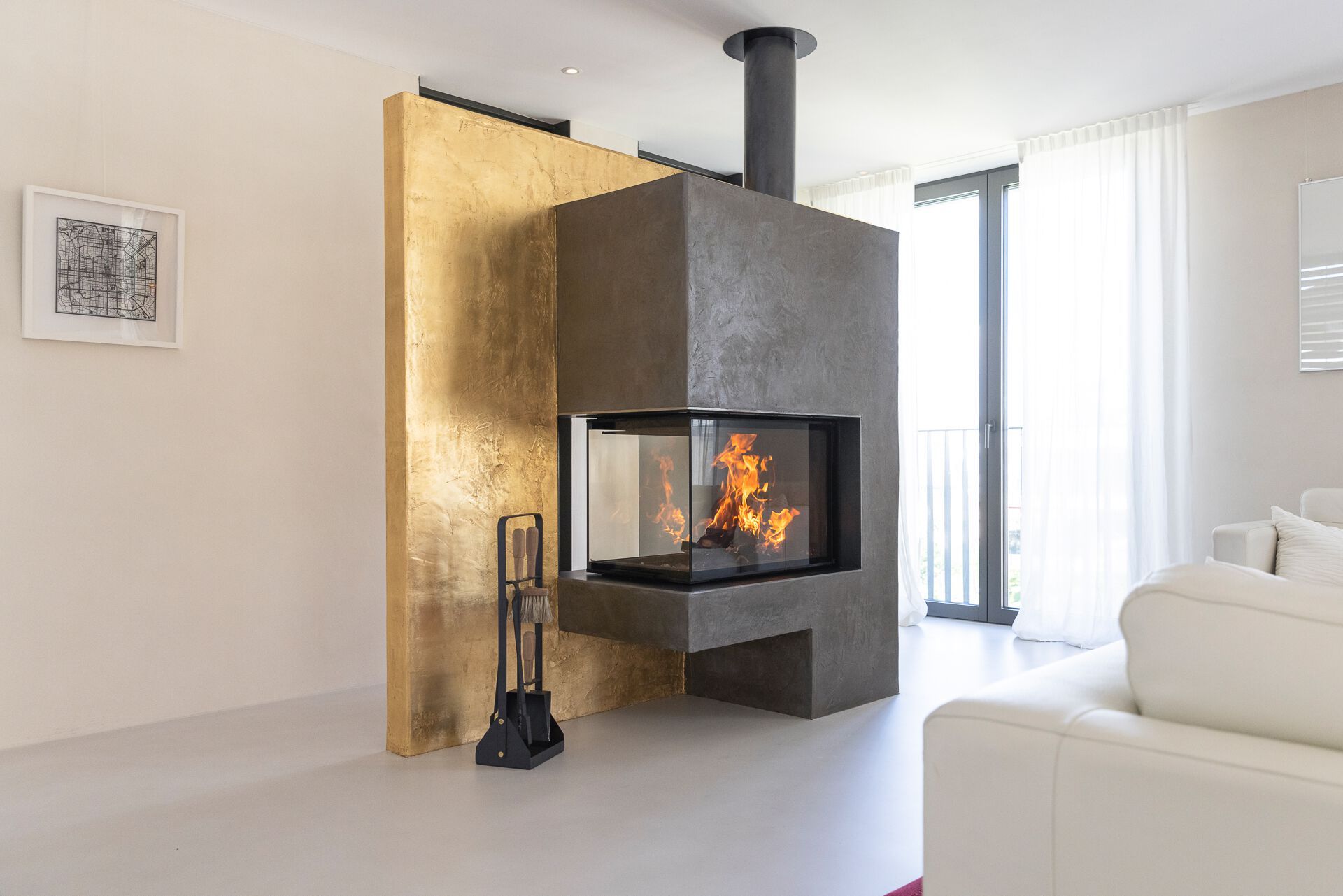 Дровяной камин с тройным фасадом RÜEGG RIII 55x56x80 Star ARCH-00140416 - Вид №5