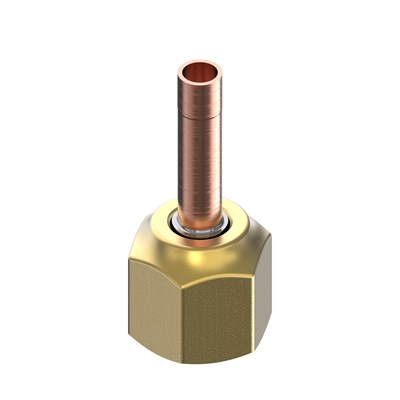 Danfoss Гайки и адаптеры для клапанов T2/TE2 и клапанов TE 5 - 55 Адаптор под пайку для Т2/TE2 068-2062 