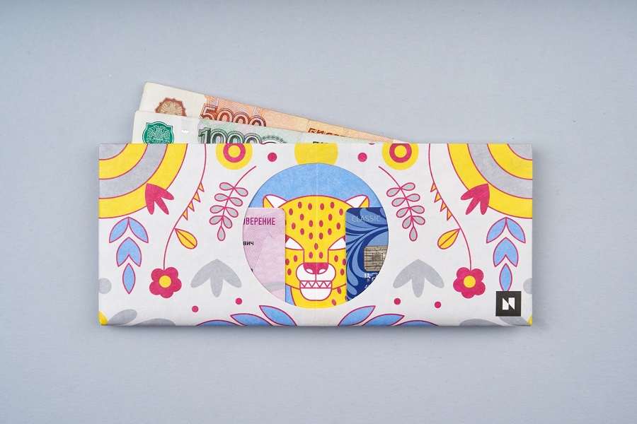 NW-126 Кошелек - new junglelion New wallet  - Вид №4