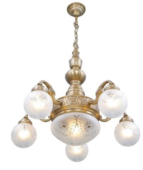 Patinas Lighting Люстра из латуни ручной работы Pecs sun-id-1393930 - Вид №1