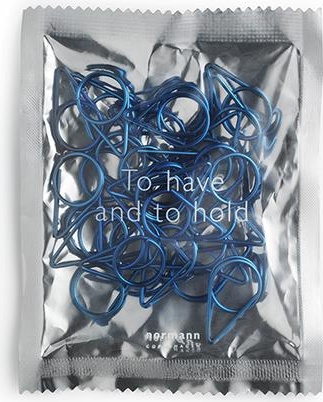 001132 Скрепки 30 шт. True Blue Normann Copenhagen  - Вид №1