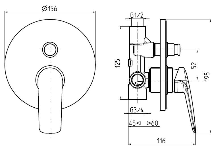 LGA02807 Душевая система M&Z Laguna Santreyd - Вид №2