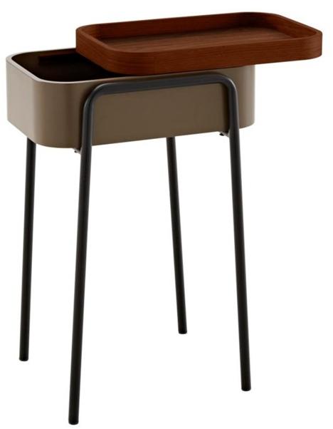 Ligne Roset Журнальный столик / прикроватная тумбочка из дерева sun-id-1360704 - Вид №1