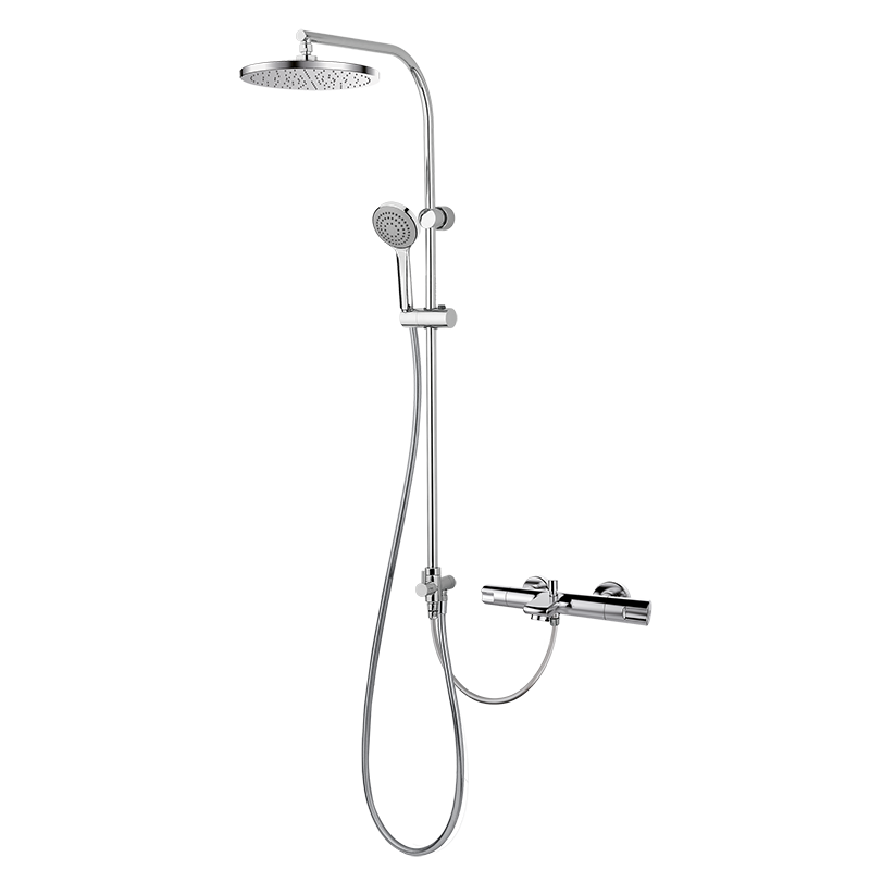 40452400 BASIC Термостатический с фиксированной внешней колонкой Хром GRB MIXERS TENDER