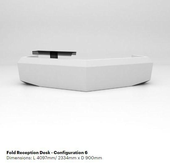 Isomi Стойка администратора для модульного офиса из твердой поверхности Fold sun-id-1442042 - Вид №7