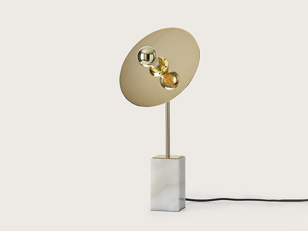 032349 Настольная лампа белый мрамор Aromas del Campo Sun Light 