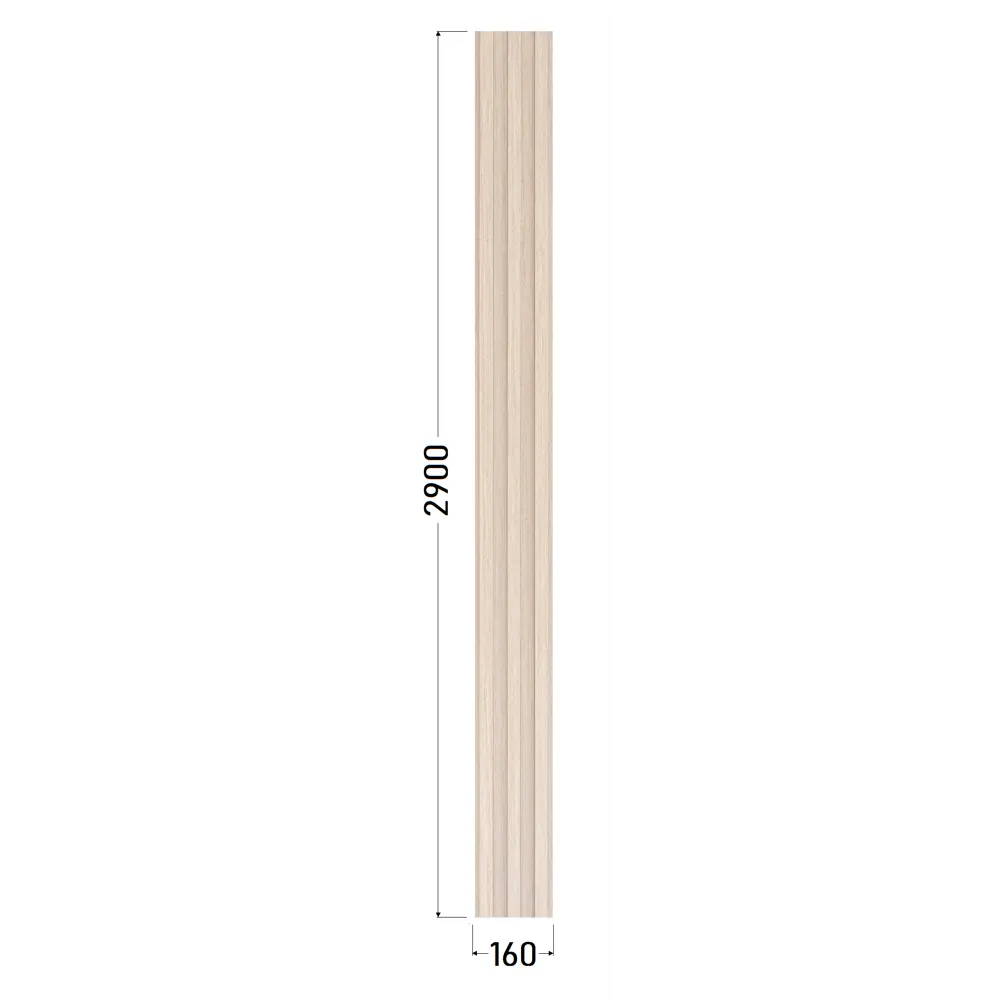 DEKOR PANEL Панель ПВХ Рейка дуб натуральный для стен и потолков 85486270 STLM-0063127 - Вид №6