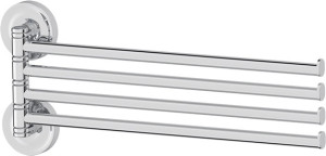 ELE 018 Держатель полотенец поворотный четверной 37 cm ELLUX Elegance