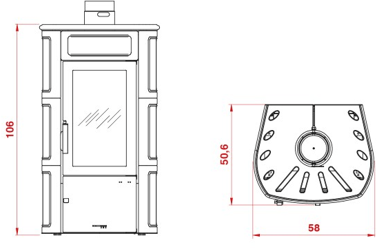 PALAZZETTI Дровяная печь класса а + Elisa sun-id-1477561 - Вид №3