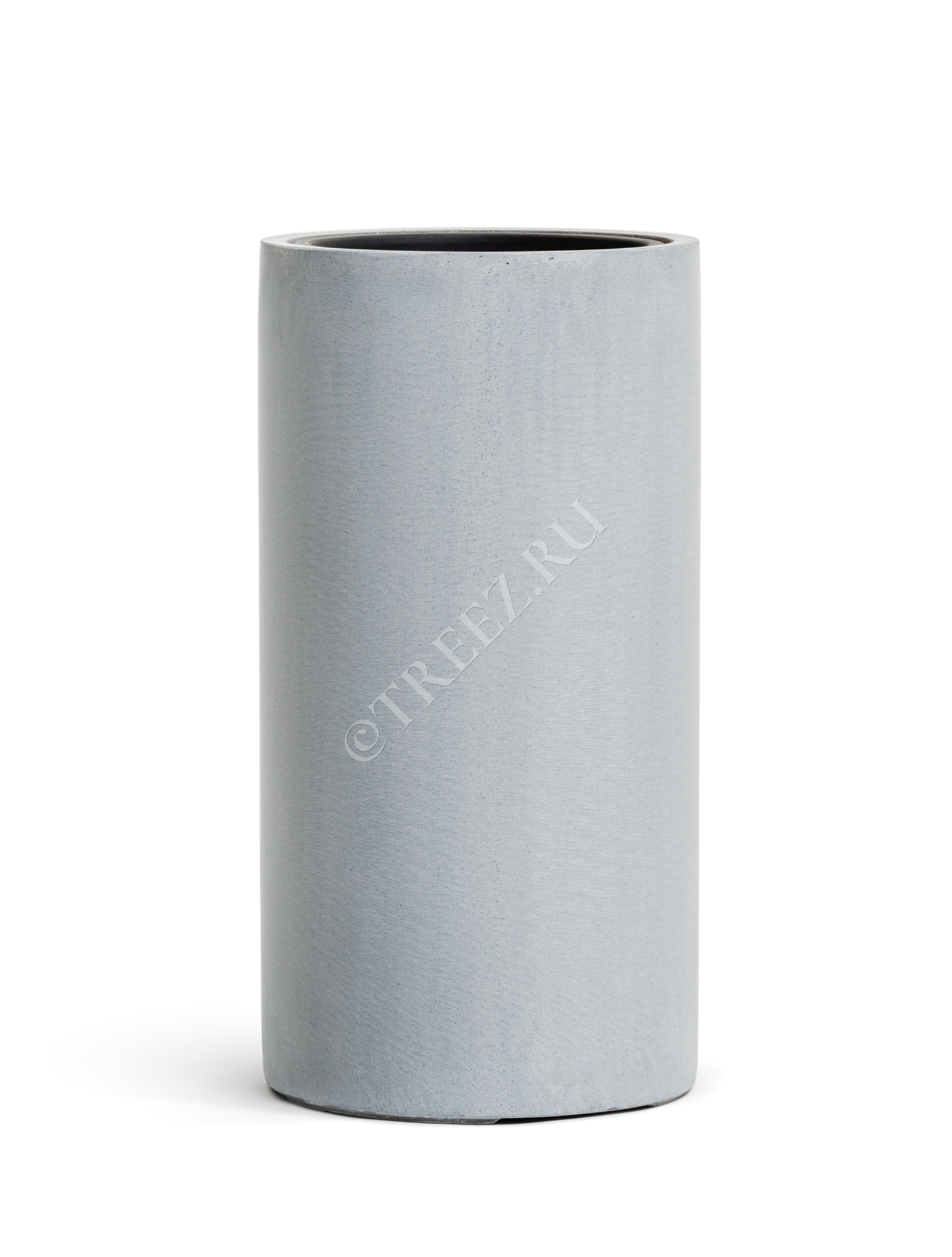 41.3320-02-029-LG-60 Кашпо  Effectory - серия Beton - Высокий цилиндр - Серый ледник Цветочная коллекция  - Вид №2