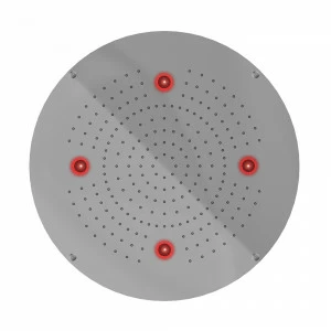 Graffio Верхний душ круглый Ø 470 мм, хромотерапия с радиоуправлением. GY077