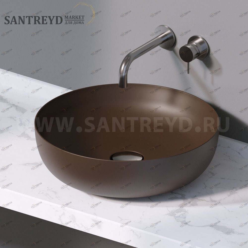 L615107 Накладная раковина на столешницу  круглая A. e T. Italia ELITE AeT ITALIA