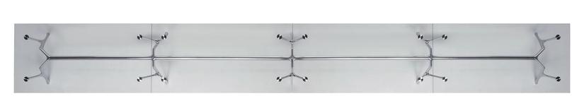 Caimi Brevetti Прямоугольный стол из алюминия и стекла Pegaso sun-id-1351480 - Вид №2