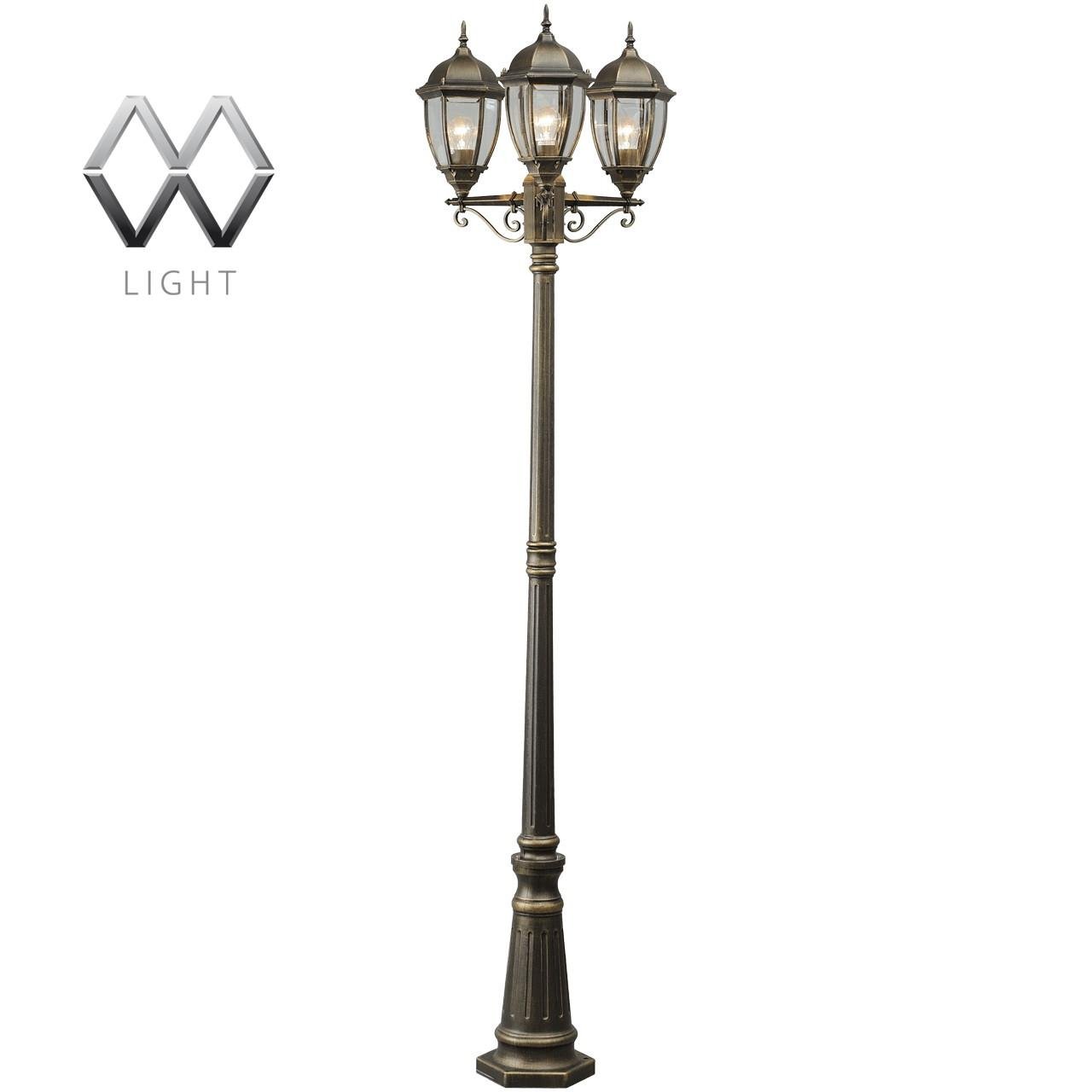 Садово-парковый светильник De Markt Фабур 804040703 DE MARKT ФОНАРЬ, ЭЛИТНЫЕ 268747 Бронза  - Вид №2