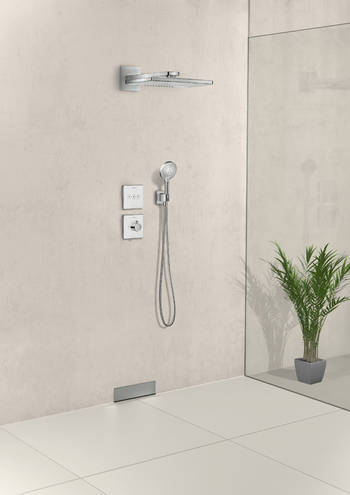 15734400 Стеклянный термостат ShowerSelect HighFlow для скрытого монтажа Hansgrohe  - Вид №1