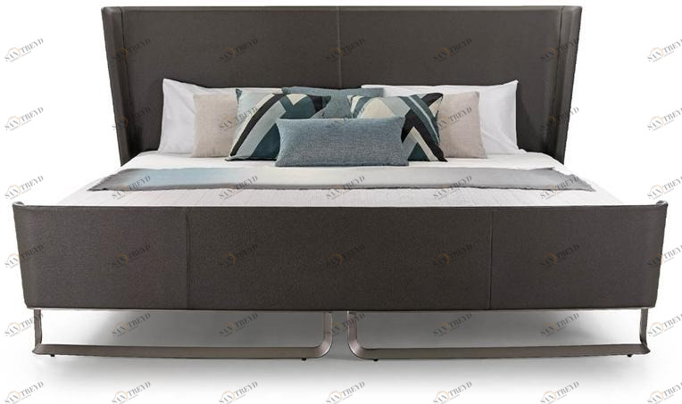 Turri Двуспальная кровать в коже Milano sun-id-1488607