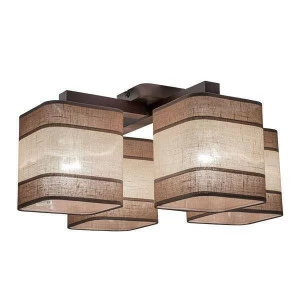 Потолочная люстра TK Lighting 1928 Nadia 4 TK LIGHTING NADIA 183885 Коричневый