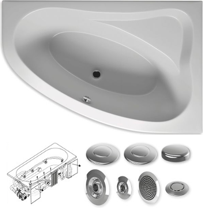 BA6700500000000_hit1 Ванна Riho Lyra Santreyd - Вид №6