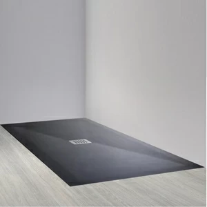 Поддон душевой Filo Black 160x80 steel
